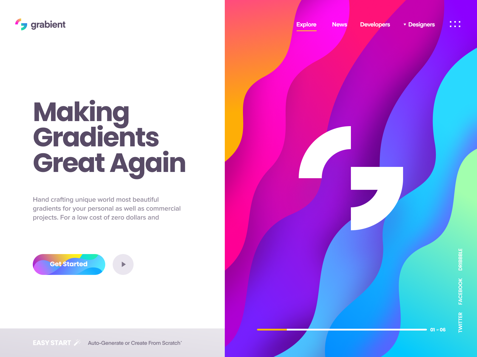 Great Gradients project